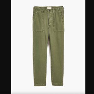 NWT Madewell Petite Griff Tapered Fatigue Cargo Pants 32P